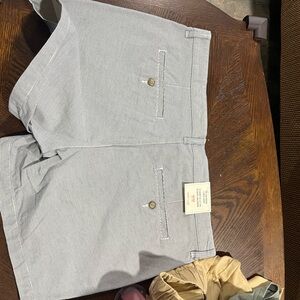 Lite blue strip khaki short with tags